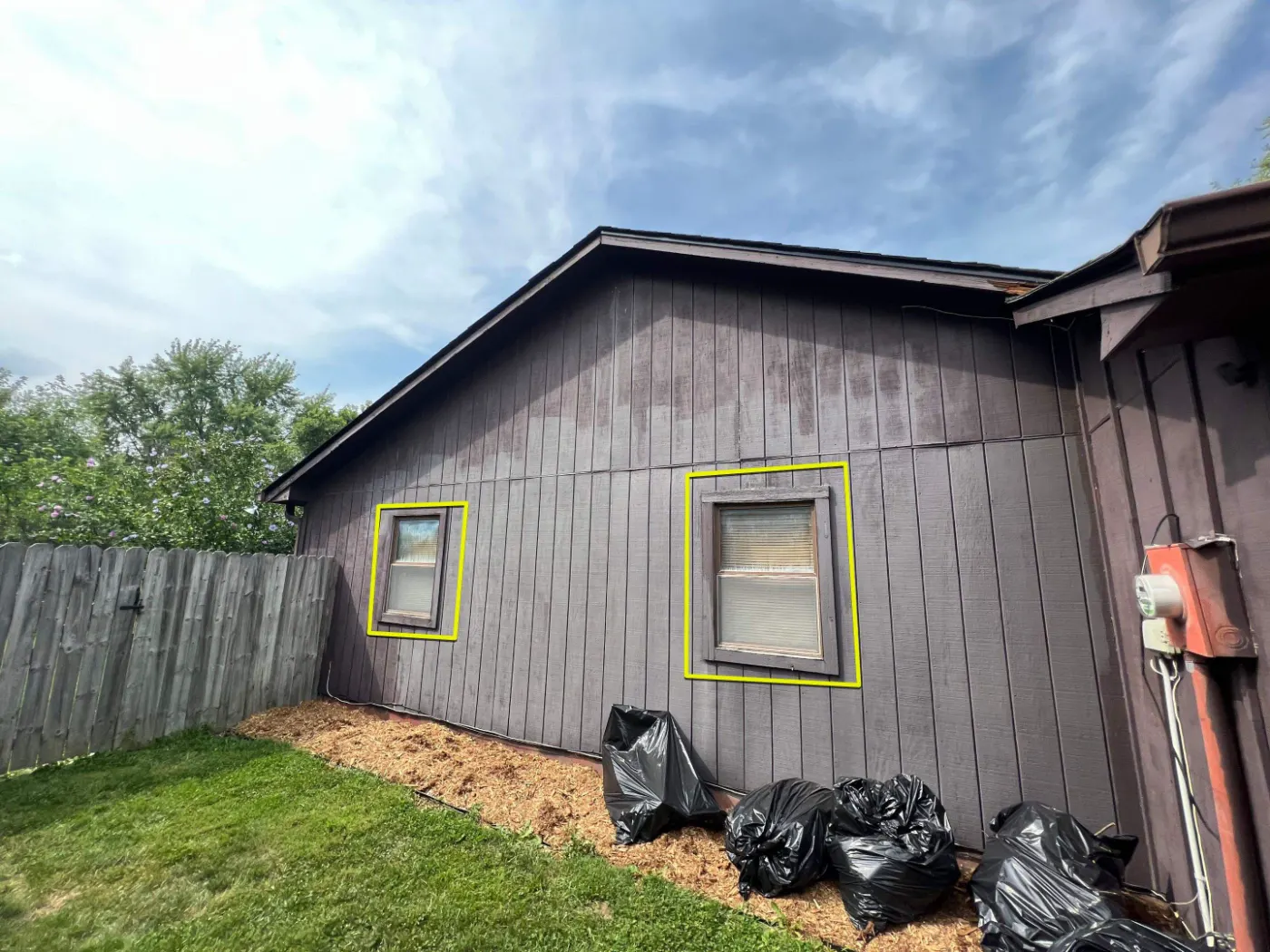 Energy-efficient windows installed in a Summitville home